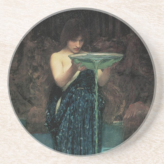 Dessous De Verre En Grès Circe Invidiosa par John William Waterhouse (Devant)