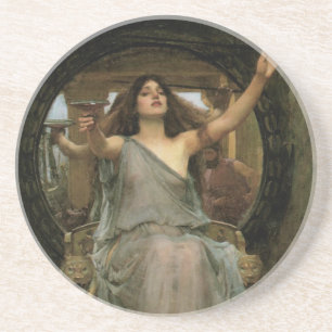 Dessous De Verre En Grès Circe Offering the Cup to Ulysses par JW Waterhous