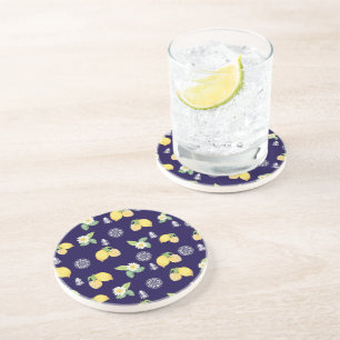 Dessous De Verre En Grès Citrons d'été