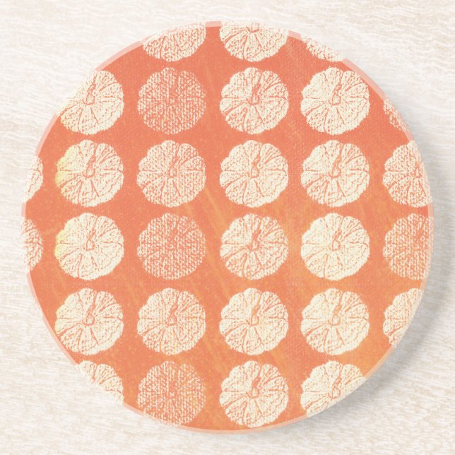 Dessous De Verre En Grès Citrouille (Devant)