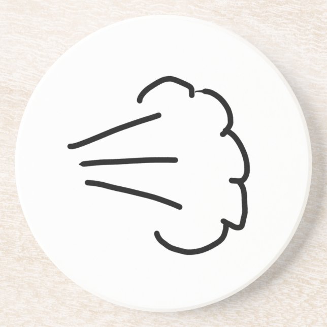 Dessous De Verre En Grès Cloud Fart (Devant)