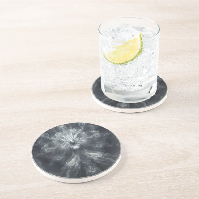 Dessous De Verre En Grès Clouded Apparition Sandstone Coaster (Côté)