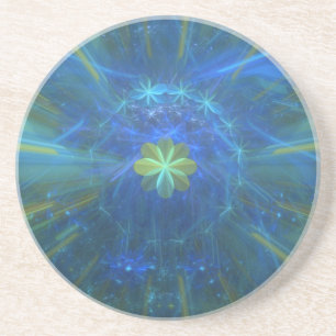 Dessous De Verre En Grès Clover à huit feuilles magiques