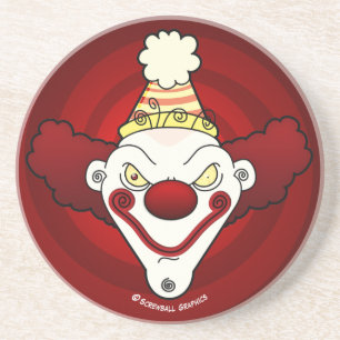 Dessous De Verre En Grès Clown ! coaster