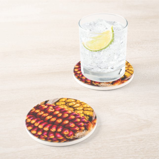Dessous De Verre En Grès Cobs de maïs (Côté)
