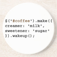 Code blond et doux de café de Javascript