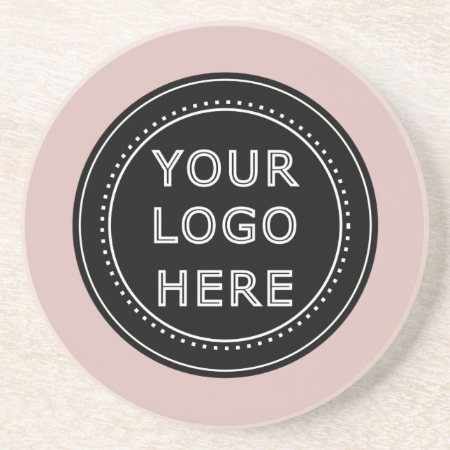 Dessous De Verre En Grès Code QR noir élégant et élégant (Devant)