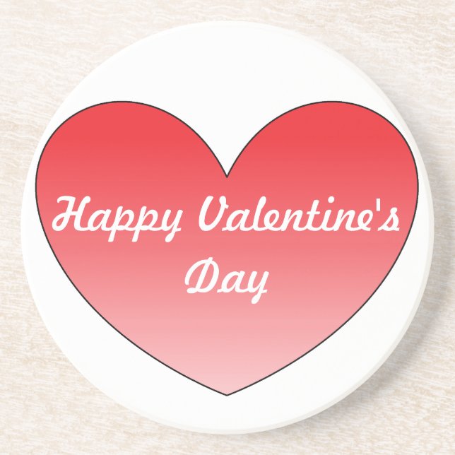 Dessous De Verre En Grès Coeur 4 (Devant)