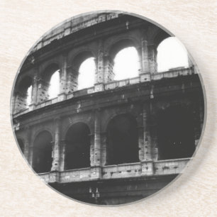 Dessous De Verre En Grès Colisée noire blanche Empire romain