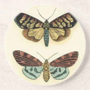 Dessous De Verre En Grès Collection Papillons par Chariklia Zarris