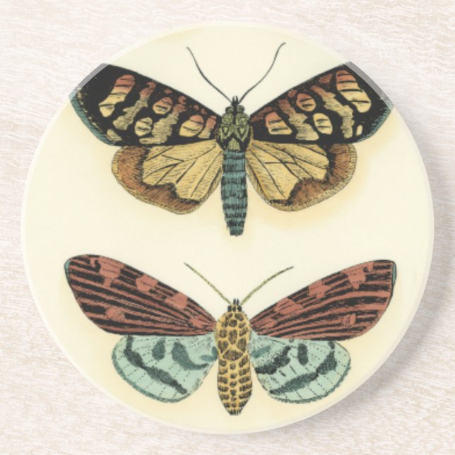 Dessous De Verre En Grès Collection Papillons par Chariklia Zarris (Devant)