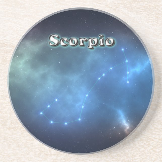 Dessous De Verre En Grès constellation de scorpion (Devant)