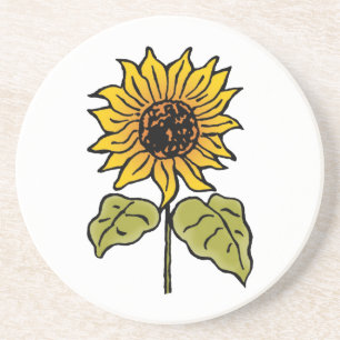 Dessous De Verre En Grès Contes de fées vintage du Magicien d'Oz Tournesol