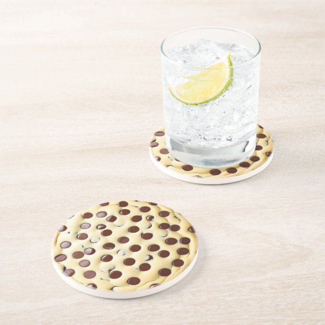 Dessous De Verre En Grès Cookie à chips au chocolat (Côté)