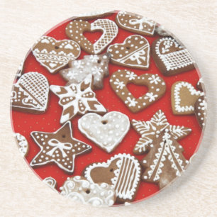 Dessous De Verre En Grès Cookies en pain d'épice de Noël