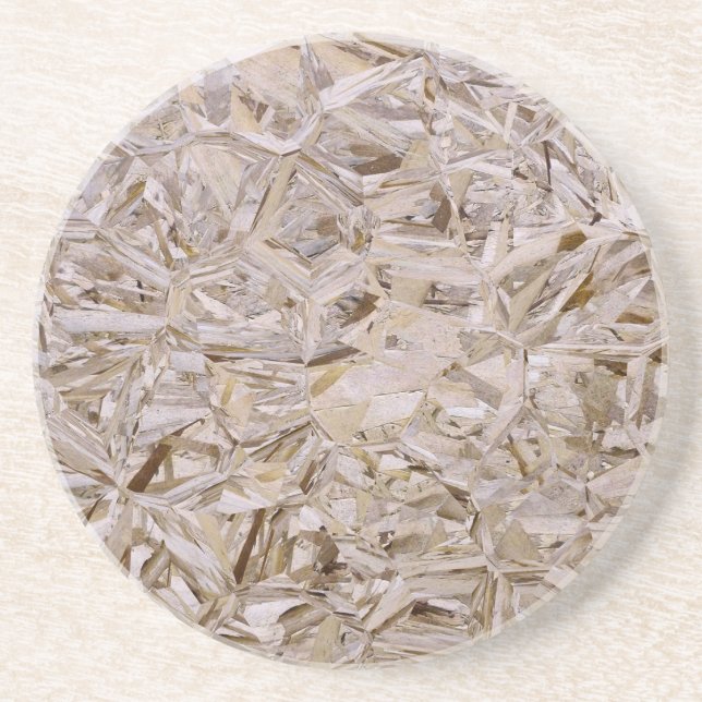 Dessous De Verre En Grès Cool OSB Construction Texture en contreplaqué Impr (Devant)