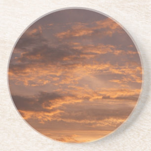 Dessous De Verre En Grès Coucher de soleil nuages I Photos du ciel coloré