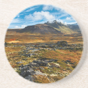 Dessous De Verre En Grès Couleurs d'automne sur le paysage