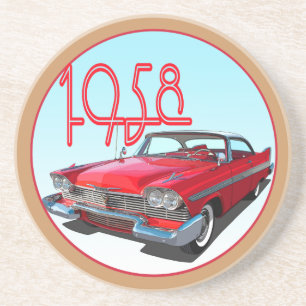 Dessous De Verre En Grès Coupe de sport du Belvédère 1958