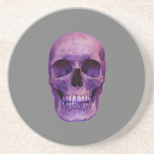 Dessous De Verre En Grès Crâne