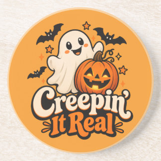 Dessous De Verre En Grès “Creeper en vrai” Joli Halloween