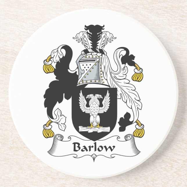 Dessous De Verre En Grès Crête de famille de Barlow (Devant)