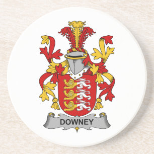 Dessous De Verre En Grès Crête de famille de Downey