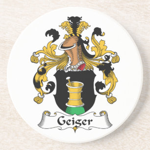 Dessous De Verre En Grès Crête de famille de Geiger