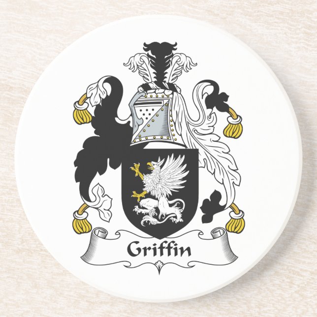 Dessous De Verre En Grès Crête de famille de griffon (Devant)