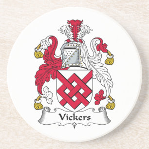 Dessous De Verre En Grès Crête de famille de Vickers