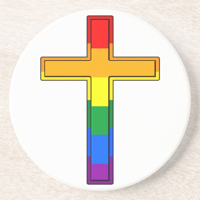 Dessous De Verre En Grès Croix Gay (Devant)