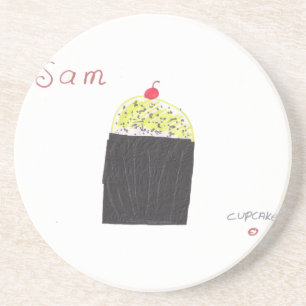 DESSOUS DE VERRE EN GRÈS CUPCAKE