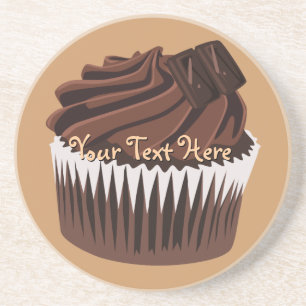 Dessous De Verre En Grès Cupcake au chocolat