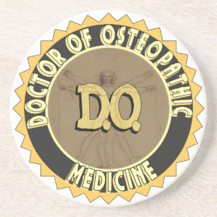 Dessous De Verre En Grès D.O. DOCTEUR vitruvian OSTEOPATHY d'homme