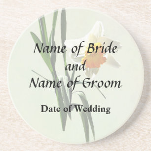 Dessous De Verre En Grès Daffodique prise d'un Mariage Bow produits