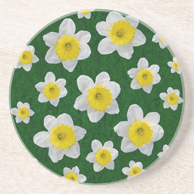 Dessous De Verre En Grès Daffodiques de printemps (Devant)