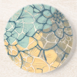 Dessous De Verre En Grès Dahlia Dance I