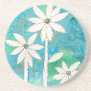 Dessous De Verre En Grès Dainty Daisies II