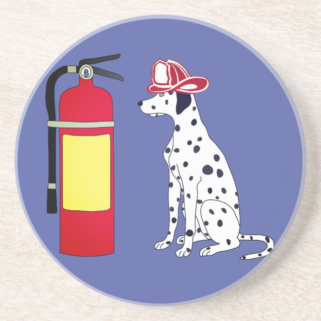 Dessous De Verre En Grès Dalmatien (Devant)