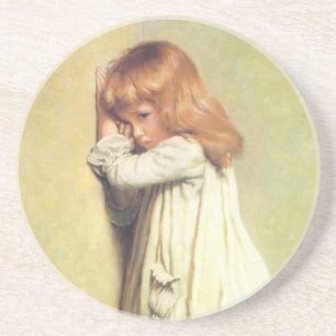 Dessous De Verre En Grès Dans Disgrace de Charles Burton Barber, Vintage Ar