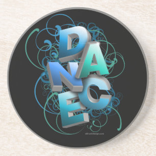 Dessous De Verre En Grès danse 3D (ressort)