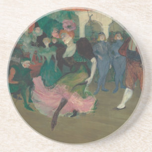 Dessous De Verre En Grès Danser le Bolero - Peinture Toulouse-Lautrec