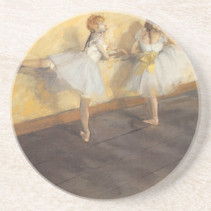 Dessous De Verre En Grès Danseuses au bar par Edgar Degas, Ballet Vintage