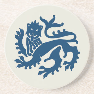 Dessous de verre en grès de Lion de renaissance go