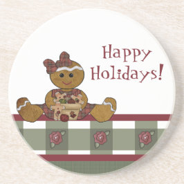 Dessous de verre en grès de Noël