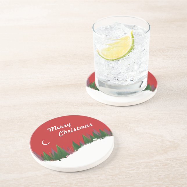 Dessous de verre en grès de Noël Woods (Côté)