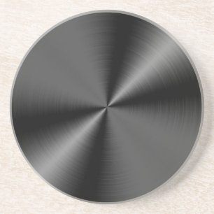 Dessous de verre en grès de style métal