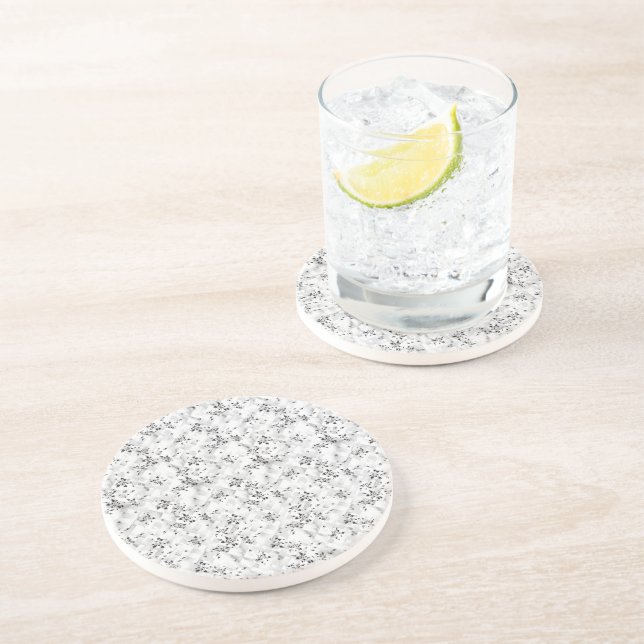 Dessous De Verre En Grès Décor de boisson personnalisé avec design à motifs (Côté)