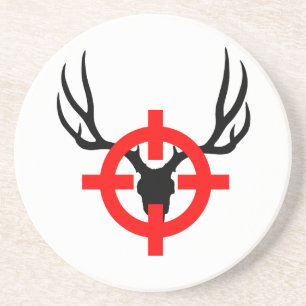 Dessous De Verre En Grès Deer Hunter - Bullseye