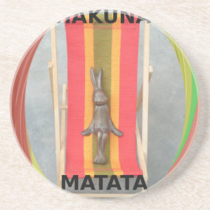 Dessous De Verre En Grès Design d'impression d'écran vectoriel de lapin rel